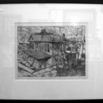 Frank H. Stack, b. 1937, Etching: "The House Next Door"